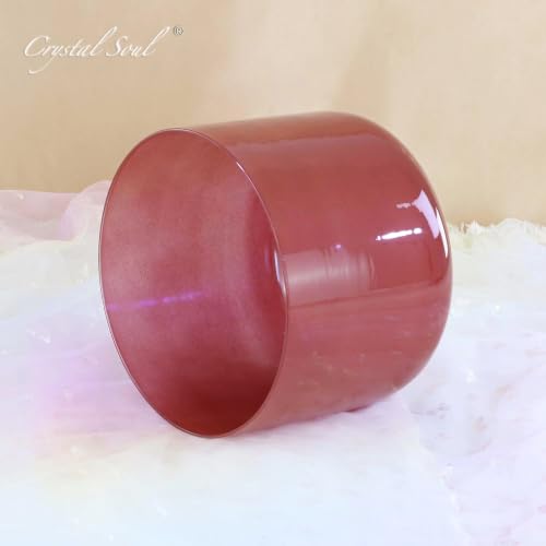 Crystal Soul Carnelian Crystal Sound Bowl 30,5 cm odcień C