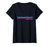 Photo Gallery donna retrò germantown maryland maglietta con collo a v Photo Gallery donna retrò germantown maryland maglietta con collo a v