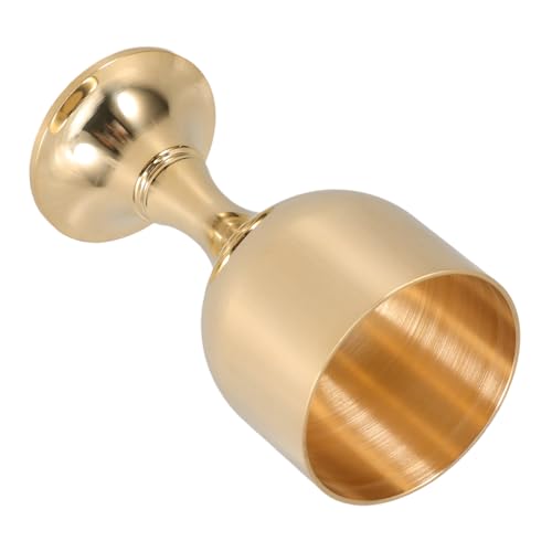 COLLBATH Vintage Copper Wine Goblet High Foot Dinner Liquor Cup for Weddings Parties and Home Use Elegant Design for Lasting Enjoyment Retro Style with Smooth