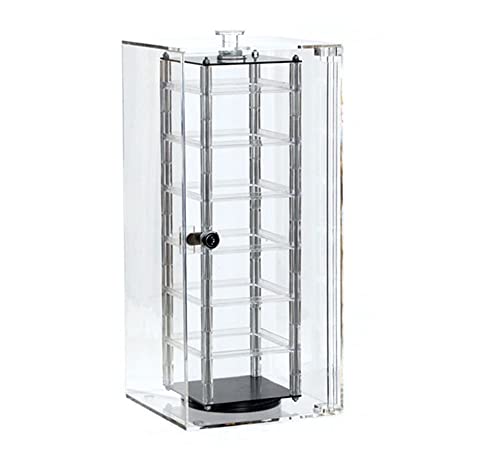 DBM IMPORTS Acrylic 48Card Revolving Earrings Display Rotating Case Stand 8