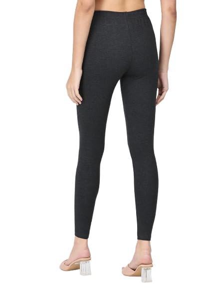 Image of Robinbosky Premium Stretchable Cotton Ankle Legging for Women | Suitable for Formal wear & Casual wear | High-End Elastic Makes The Leggings Squat Proof and Durable for Travel, Yoga, & Workout.