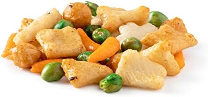 NUTS U.S. - Oriental Rice Crackers With Green Peas | Non-GMO and Cholesterol Free | Vegan | Soy and Chili Flavor | Crunchy Baked Snacks | Packed in Resealable Bag (2 LBS)