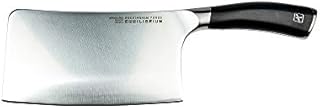 Rockingham Forge Equilibrium 16.5cm Cleaver, German Steel Blade, Black Handle,Silver,RF-1511