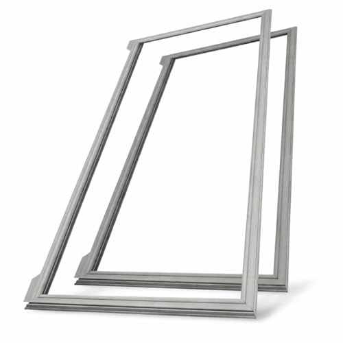 Upgraded 2 Pack W10830162 Refrigerator Door Seal Gasket, Compatible with Whirlpool, Kenmore, KitchenAid French Door Refrigerators, Replaces W10443225, W10571956, W10179332, 12723206AP