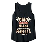 donna milena idea regalo personalizzata amica nome divertente canotta