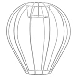 Abat-jour en fil métallique : fabriqué avec une armature en fil de fer, cet abat-jour offre une excellente durabilité et une résistance à la rouille, prolongeant ainsi sa durée de vie. support de fixation inclus