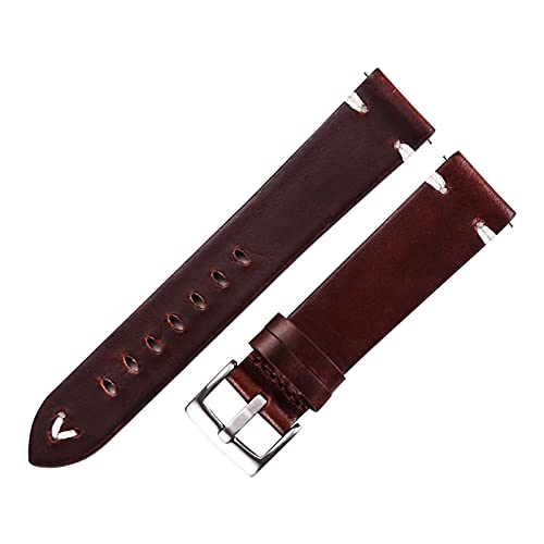 [X] U[EHb`ohXgbv18mm 20mm 22mmNCbN[XEHb`XgbvxgubN_[NuEre[WICbNXU[(Dark Brown-Silver,22mm)