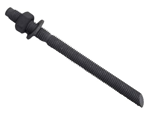 Clous galvanisés à chaud M12 x 160 mm pour fixation lourde en lot de 10 pièces