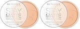 Rimmel London Stay Matte Base de Maquillaje Tono 006 Warm Beige, 14 gr (Paquete de 2)