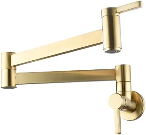 Robinet mural de cuisine pivotant anti fatigue dos