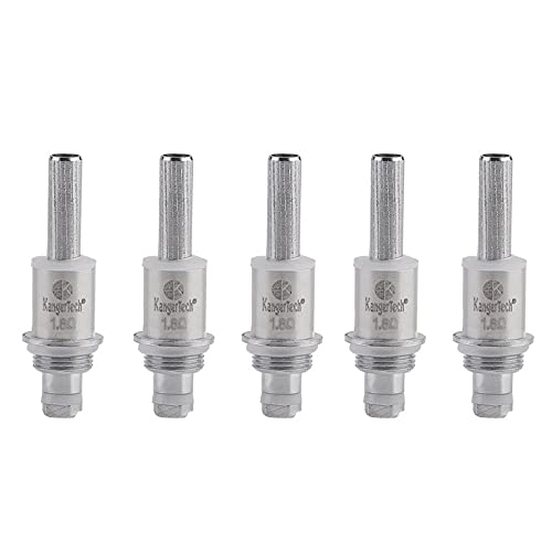 5 Stück Ersatz-Zerstäuberspulen Doppelspuleneinheit 1,8/1,5 Ohm für KangerTech für Kanger E-Zigarette Started Kit Cover