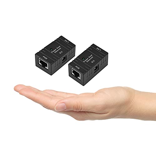 Módulo de fuente de alimentación POE RJ45 Dioche, inyector POE y adaptador Ethernet con alta estabilidad y corriente de transmisión de 2000 mA, ideal para cámaras IP y dispositivos de red, con indicador LED de energía miniatura 7