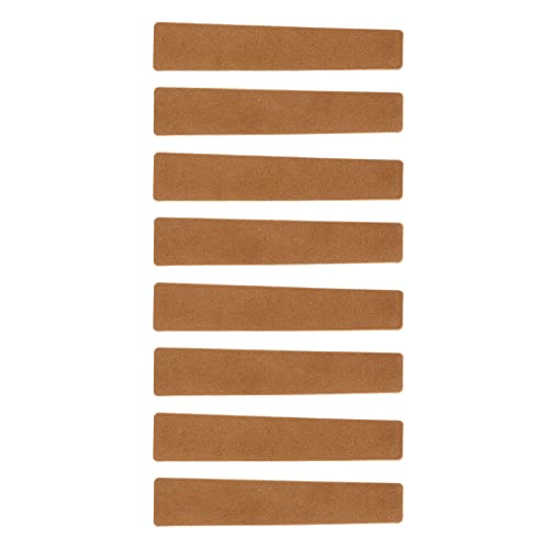 RASTKY Almohadilla Adhesiva para Tiro con, Reductor de Ruido de Cuerda de Suave, Amortiguador Silenciador de Cuerda de Tiro con de 8 Piezas para Recurvo (Brown)