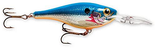 Leurre de pêche Rapala Shad Rap Rattlin poisson nageur 3.8 cm bleu