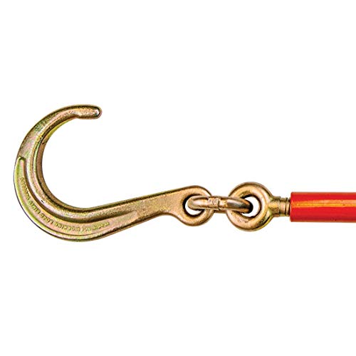 Image of VULCAN Ratchet Binder with Towing J Hook - 5,400 Pound Safe Working Load (Works with 5 /16 Inch or 3 /8 Inch Chain)
