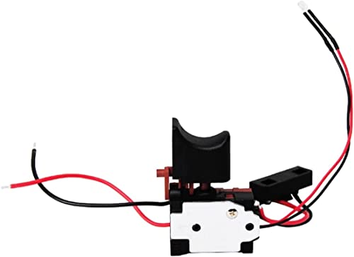 Interrupteur déclencheur vitesse variable DC18V-24V avec lumière intégrée