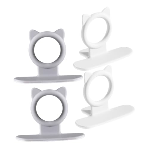 TOVINANNA 4 piezas Elevadores de Tapa de Inodoro de Adhesiva Asas para Tapa Wc Diseño Higiénico para Baño Casa Compatibles Asiento de Inodoro Fáciles de Instalar y Usar Seguros para Manos
