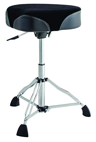 Dixon - Psn-12Hm - Seggiolino Hydraulic - Seduta A Sella Tessuto Nero/Grigio - Gamba Doppia