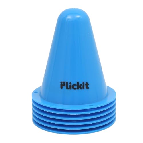 Flickit 9 Centimeter Cone Marker Set – Pack of 6 Sports Training Cones for Agility Drills, Obstacle Courses & Field Marking-image-12