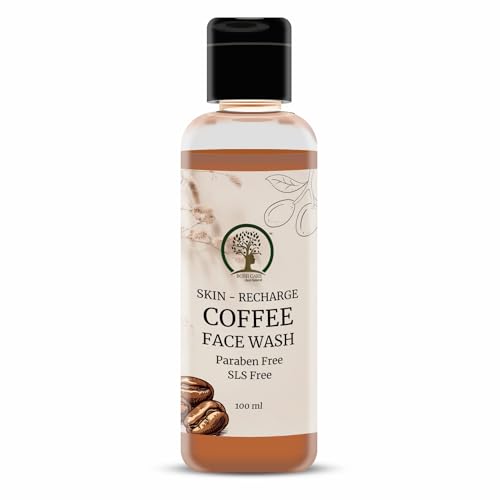 Image of BOSH CARE Skin Recharge Coffee Infused Face Wash - 100ml | Paraben-Free & SLS-Free, Revitalize Your Skin