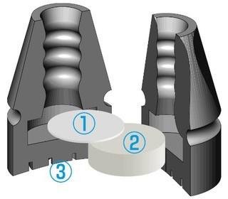 Thomas Fetterman Tornado Gel Cane & Crutch Tips, Fits Shafts of 3/4 to 1 Inch, Black, Pair