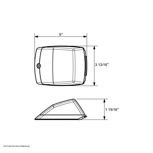 United Pacific Lámpara LED Reflectora Cuadrada para Cabina miniatura 6