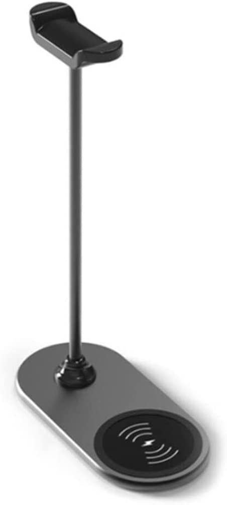 Soporte Auriculares Soporte Para Auriculares Antiarañazos Estación De Carga Rápida De 15 W Estante De Exhibición Para Auriculares Soporte Para Auriculares Estante De Escritorio Soporte Cascos Gamer Me