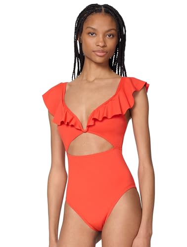 Maillot de bain une pièce Kate Spade avec maintien poitrine Vwire et volants flatteurs