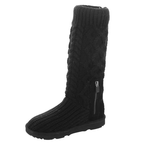 UGG Kids' K Classic Cardi Cabled Knit Boot4