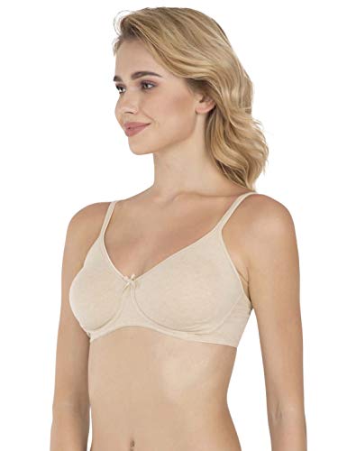 Image of Jockey 1722 Women Wirefree Non Padded Super Combed Cotton Elastane Stretch Medium Coverage Everyday Bra with Concealed Shaper Panel