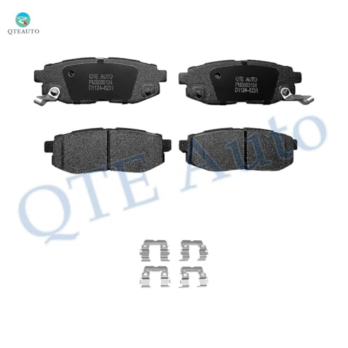 Image of PM Auto Front Rear Brake Pads Replacement For 2008-2012 Subaru Tribeca, Set of 8 Ceramic Brakes Pads