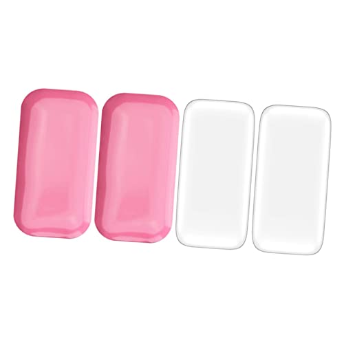 TOPPERFUN 4 Almohadillas de Silicona para Pestañas Postizas Herramienta Antiestática Lavable y Reutilizable Accesorios para Extensión de Pestañas Soporte para Salones y Personal