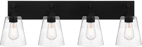 Quoizel Dacosta 4-Light Earth Black Bath Light