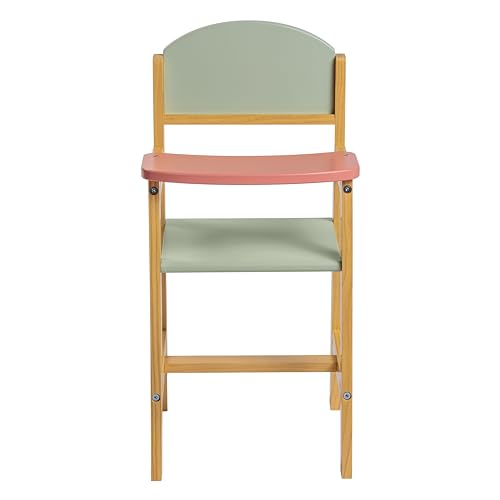 JC Toys Parfait Collection | Deluxe Wooden Doll Toy High Chair | for Dolls and Stuffed Animals up to 20" | Ages 3+ | Twiggly Toys - Image 2