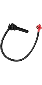 Caltric Bobine D'allumage Avec Fil De Bougie D'allumage 52 Et 59,3 Cm Compatible Avec Polaris RZR S 800 EFI 2011 2012-2014