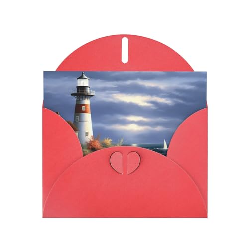 DWVTSLH Lighthouse _ChyCeBO O[eBOJ[h ƃXebJ[t uNm[gJ[h 4x6C` o[Xf[J[h |bvAbvTL[J[h @ɍœKȃXe[Vi[Zbg