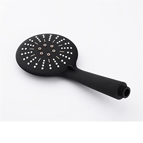Pommeau de douche anti calcaire noir mat 3 jets pour soulager la fatigue