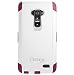 OtterBox Commuter Series Carrying Case for LG G Flex - Retail Packaging - Papaya (White/Peony Pink)