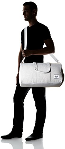 Image of Herschel Supply Co. Novel, Light Grey Crosshatch /Lucite Green Zip