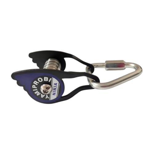perfeclan Polea Deslizante de Acero Inoxidable para Slackline, Accesorios para Carreras de obstáculos, Kit de tirolina con polea Deportiva para campamentos para