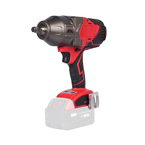 FSYAO 18V 1/2 inch cordless impact wrench-brushless, 1100 ft-lbs(1500Nm) maximum torque, 4-speed adjustment, automatic start and stop.(Main unit only, no battery).