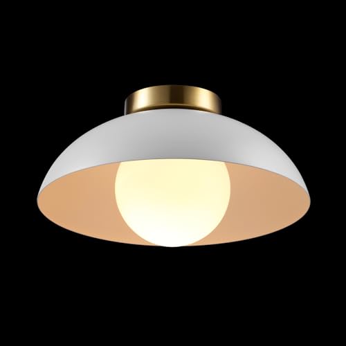 Plafonnier encastrable blanc mat Globe Electric 66000159