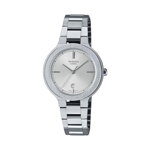 Image of Casio Sheen Analog Silver Dial Women SHE-4559D-7AUDF (SH305)