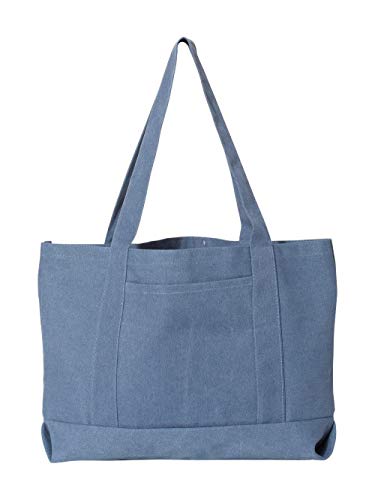 Seaside Cotton Pigment Dyed Boat Tote 88702