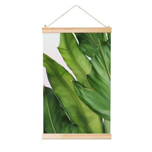 Impression de feuilles de bananier grand format pour cacher un mur