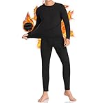 SIMIYA Thermal Underwear Set for Men Long Johns with Fleece Lined