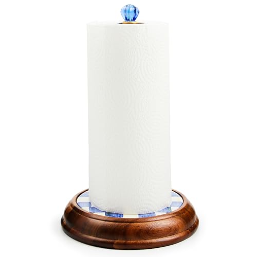 MacKenzie-Childs Royal Check Paper Towel Holder