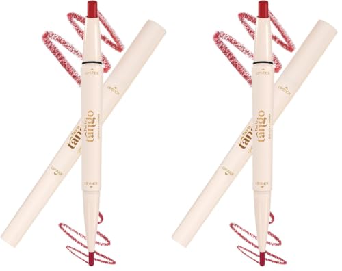 Image of Glam21 Two To Tango Lip Liner + Lipstick Duo |Non-Transfer |16hrs Long Stay | Creamy Matte Finish| Super-glide formula | Non-drying |For Sensational lip look, Crimson Red-03 (Pack of 2)