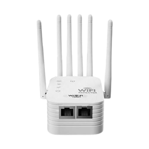 Lunaobrik WLAN-Extender, Signalverstärker, sicherer Hochgeschwindigkeitsverstärker, WLAN-Reichweitenverlängerung und Signalverstärker, für Zuhause, Innenbereich, Büro, Wohnzimmer, Schlafzimmer