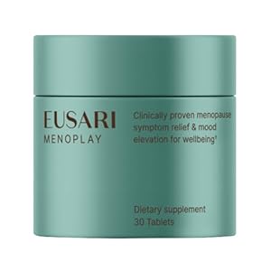 Menoplay Menopause & Perimenopause Relief Supplement – Non-Hormonal Formula with Equol, Black Cohosh & Saffron – Helps Hot Flashes, Night Sweats, Mood & Sleep – Doctor Formulated – 30 Tablets